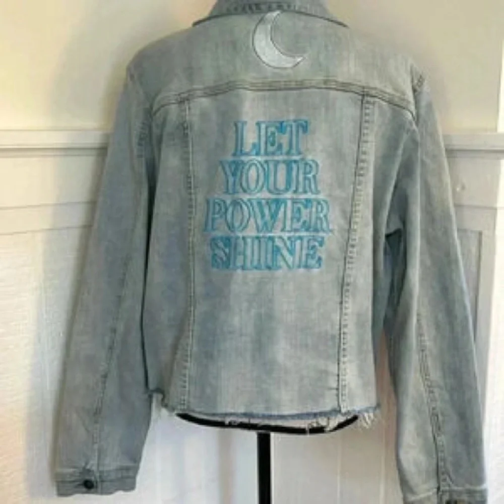 Disney Rapunzel Denim Jacket Tangled Size 1X - Picture 4 of 12